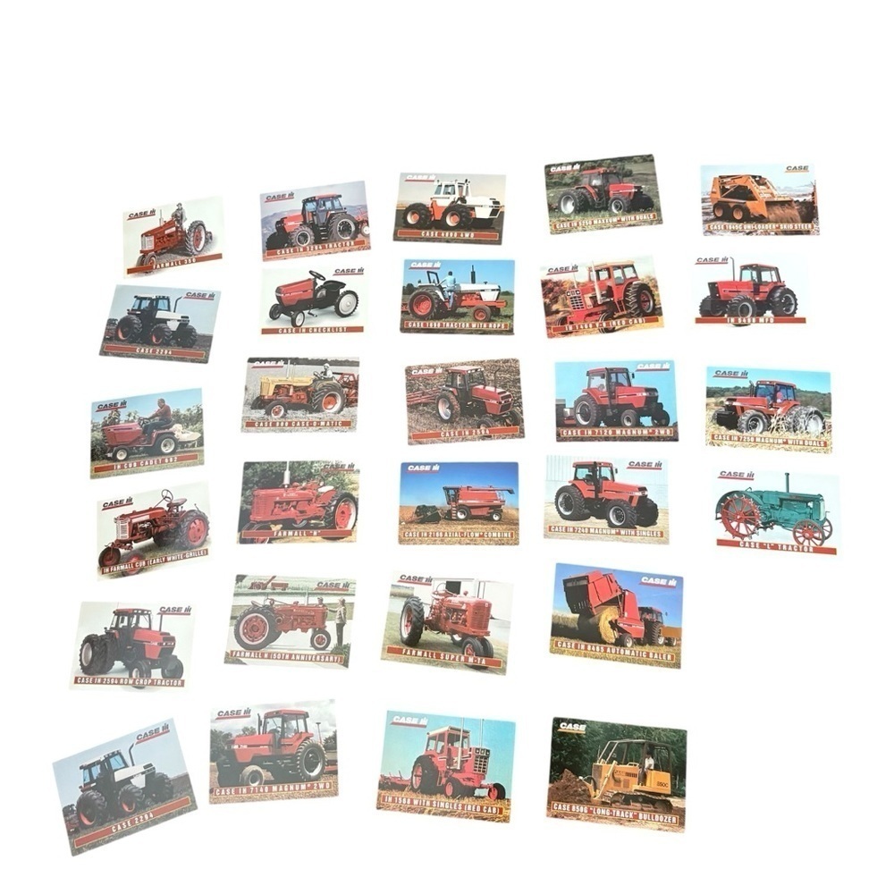 Ertl Harvest Heritage Trading Cards Case Corp Tractor Farming Agriculture